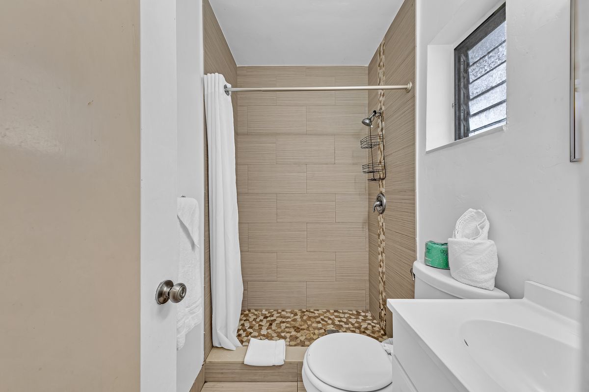 The bathroom