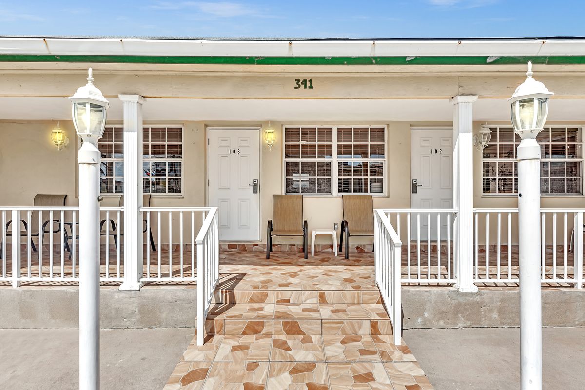 The porch at the Sunrise